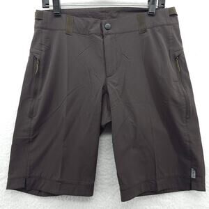 KETL Mountain Apparel Hybrid Shorts Men Large 32 Brown Belted Biking Riding